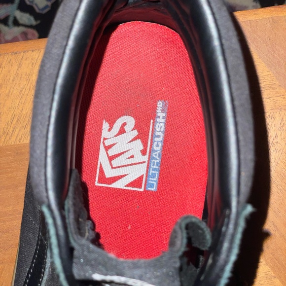 Vans Black and Tan High-Top Sneakers - Picture 3 of 8